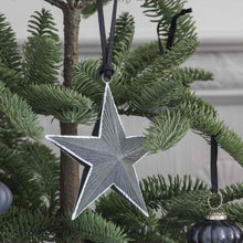 Load image into Gallery viewer, Star Bauble in Grey/Silver

