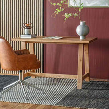 Load image into Gallery viewer, Samantha Wood Desk in Warm Brown
