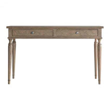 Load image into Gallery viewer, Matilda Mindi Wood Two Drawer Desk in Natural
