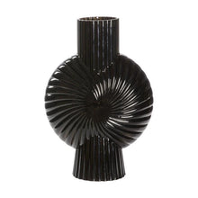 Load image into Gallery viewer, Stella Large Vase in Black
