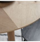 Load image into Gallery viewer, Odette 4 Seater Round Oak Dining Table in Natural
