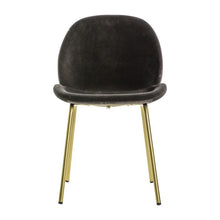 Load image into Gallery viewer, Abi Set of 2 Velvet Dining Chairs in Chocolate Brown
