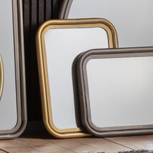 Load image into Gallery viewer, Lena Wall Mirror in Brass
