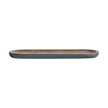 Load image into Gallery viewer, Maeve Mango Wood Serving Platter in Grey
