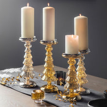 Load image into Gallery viewer, Ottoline Small Light Up Candle Holder in Silver
