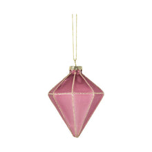 Load image into Gallery viewer, Lyra Set of 3 Glass Baubles in Pink
