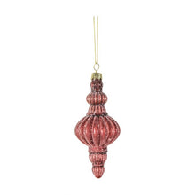 Load image into Gallery viewer, Lyra Set of 3 Glitter Baubles in Pink 
