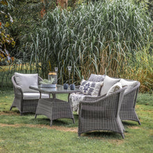 Load image into Gallery viewer, Palma Outdoor Sofa Dining Set in Grey
