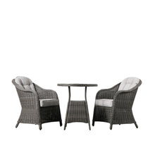 Load image into Gallery viewer, Palma Outdoor Bistro Set in Grey

