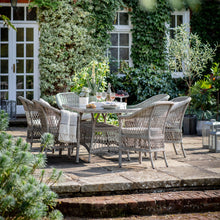 Load image into Gallery viewer, Tuscany Outdoor 6-Seater Dining Set in Stone
