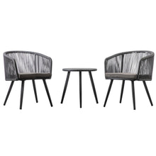 Load image into Gallery viewer, Murcia Outdoor Bistro Set in Charcoal
