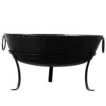 Load image into Gallery viewer, Sorrento Iron Outdoor Firepit in Black
