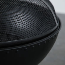 Load image into Gallery viewer, Positano Iron Outdoor Firepit in Black
