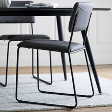 Load image into Gallery viewer, Maia Set of 2 Dining Chairs in Charcoal
