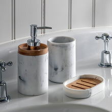 Load image into Gallery viewer, Tillie Set of 3 Marble Bathroom Accessories

