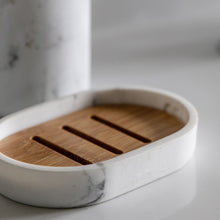 Load image into Gallery viewer, Tillie Set of 3 Marble Bathroom Accessories
