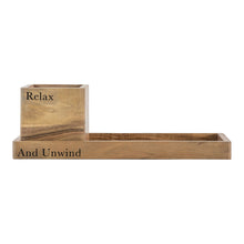Load image into Gallery viewer, Diana Wooden Bathroom Set in Natural

