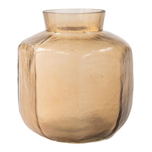 Load image into Gallery viewer, Ainsley Glass Vase in Brown
