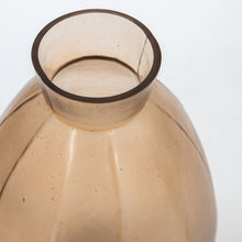 Load image into Gallery viewer, Ainsley Glass Vase in Brown
