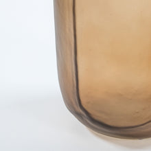 Load image into Gallery viewer, Ainsley Glass Vase in Brown
