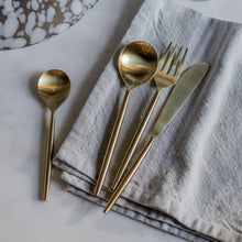 Load image into Gallery viewer, Gracen 16 Piece Cutlery Set in Gold
