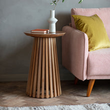 Load image into Gallery viewer, Tayla Acacia Wood Side Table in Natural
