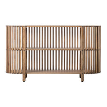 Load image into Gallery viewer, Aries Mango Wood Oval Console Table in Natural
