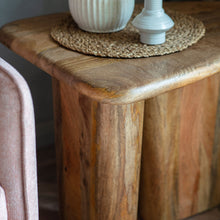 Load image into Gallery viewer, Fi Mango Wood Side Table in Brown
