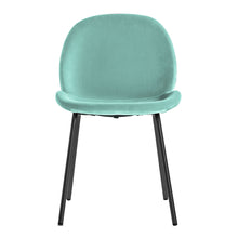 Load image into Gallery viewer, Abi Set of 2 Velvet Dining Chairs in Green
