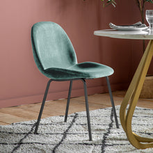 Load image into Gallery viewer, Abi Set of 2 Velvet Dining Chairs in Green

