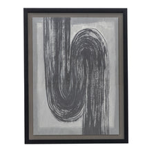 Load image into Gallery viewer, Iona Abstract Charcoal Wall Art in Monochrome
