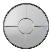 Load image into Gallery viewer, Alena Round Mirror in Black/Silver
