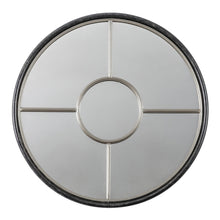 Load image into Gallery viewer, Alena Round Mirror in Black/Silver
