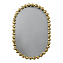 Load image into Gallery viewer, Kali Oval Mirror in Gold

