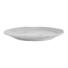 Load image into Gallery viewer, Anisa Ridged Set of 4 Beaded Dinner Plates in Natural

