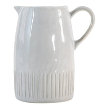 Load image into Gallery viewer, Anisa Ridged Jug in White
