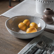 Load image into Gallery viewer, Anisa Organic Set of 4 Beaded Pasta Bowls in Natural
