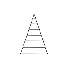 Load image into Gallery viewer, Layla Wall Christmas Tree in Black
