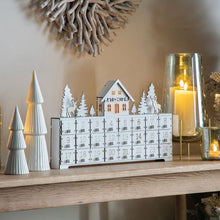 Load image into Gallery viewer, Hudson Wooden Advent Calendar in White

