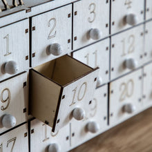 Load image into Gallery viewer, Hudson Wooden Advent Calendar in White
