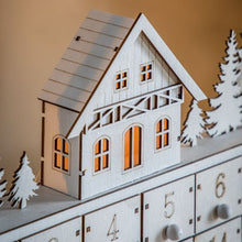 Load image into Gallery viewer, Hudson Wooden Advent Calendar in White
