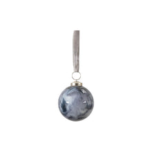 Load image into Gallery viewer, Demelza Set of 6 Marbled Baubles in Black
