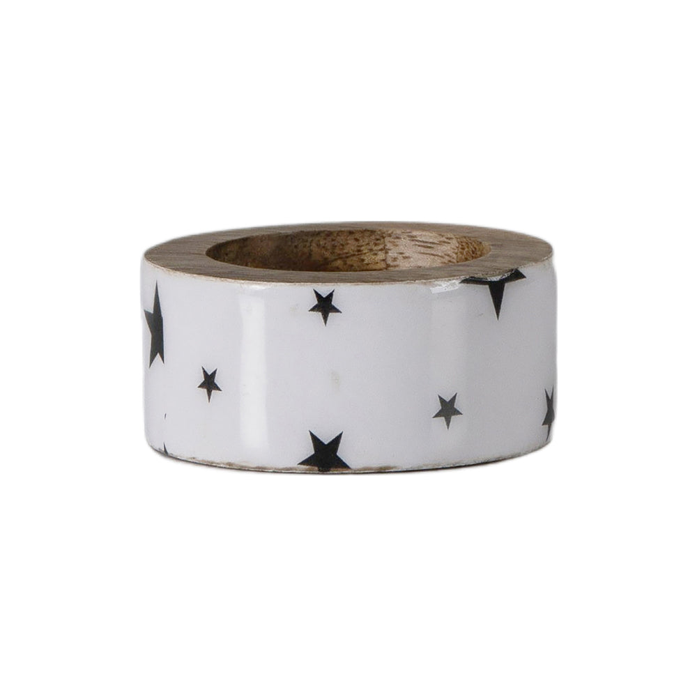 Starry Set of 4 Napkin Rings