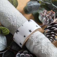Load image into Gallery viewer, Starry Set of 4 Napkin Rings

