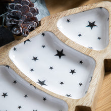 Load image into Gallery viewer, Starry Christmas Tree Serving Platter
