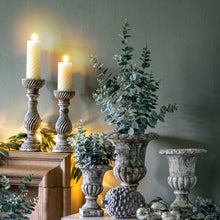Load image into Gallery viewer, Bethany Set of 2 Green Bauble Candles
