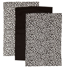 Load image into Gallery viewer, Tea Towels Set of 3 in Black
