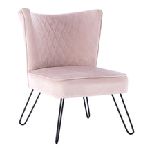 Load image into Gallery viewer, Maelle Chair in Blush Pink
