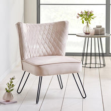 Load image into Gallery viewer, Maelle Chair in Blush Pink
