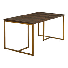 Load image into Gallery viewer, Ellannah 6 Seater Rectangular Wooden Dining Table in Dark Brown
